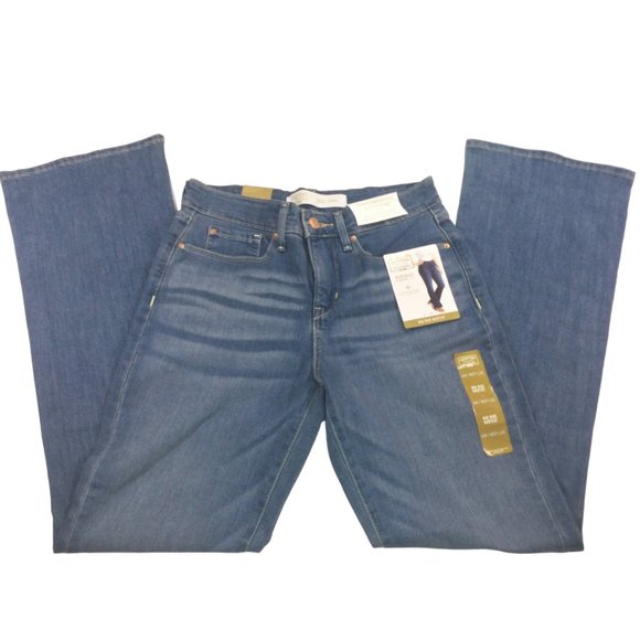 Signature by Levi Strauss Gold Label Totally Shaping Mid Rise Bootcut Jeans - 4M - Picture 4 of 9